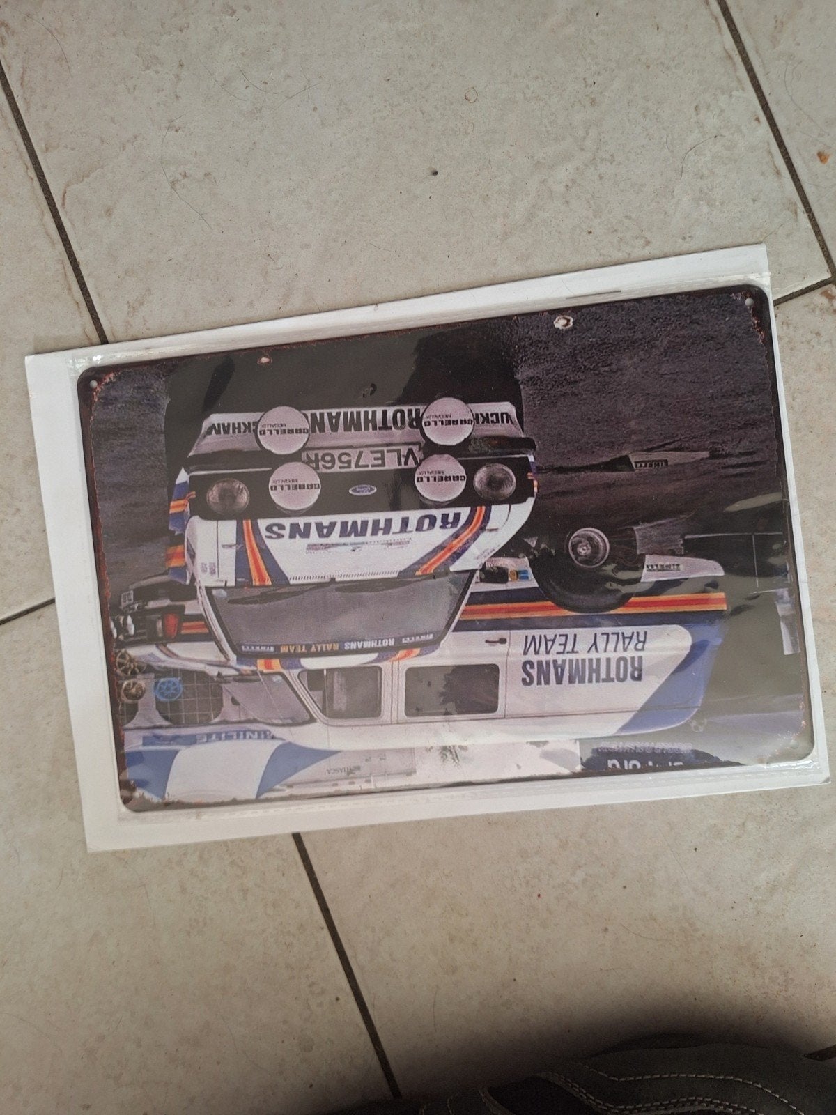 Rothmans Rally Team Metalen Plaat - Vintage Auto Decoratie, Ophalen of Verzenden, Zo goed als nieuw, Auto's