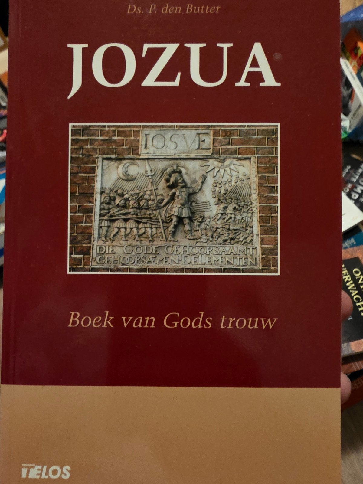 Jozua - Boek van Gods trouw door Ds. P. den Butter, Ds. P. den Butter, Christendom | Protestants, Ophalen of Verzenden, Zo goed als nieuw