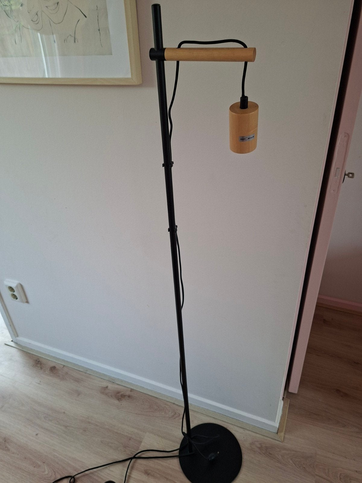 Staande lamp, Ophalen, Hout