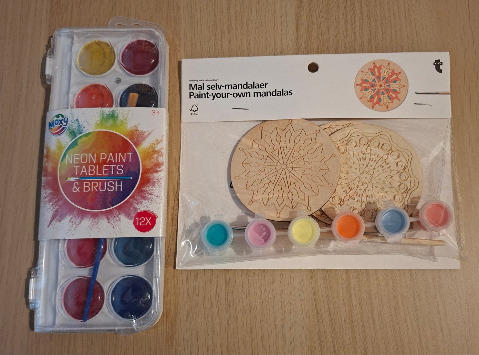 Moxy Neon Paint Tablets & Paint-your-own Mandalas, Ophalen of Verzenden, Nieuw, Waterverf
