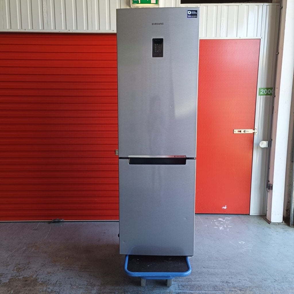Samsung Koelvriescombinatie No Frost RVS, Ophalen, Gebruikt, Minder dan 60 cm, 160 cm of meer