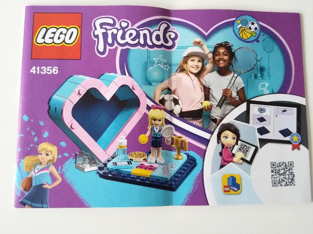 Lego Friends 41356 Stephanies Hartvormige Doos, Compleet, Lego, Friends, Ophalen of Verzenden