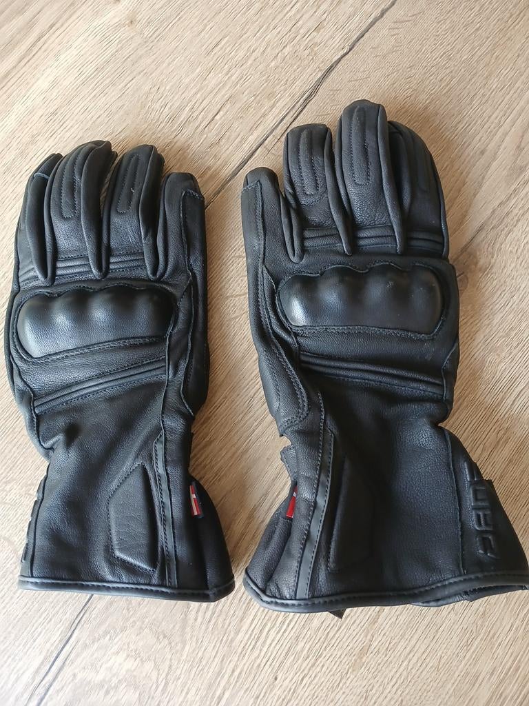 Zwarte leren motorhandschoenen, Motoren, Ophalen of Verzenden