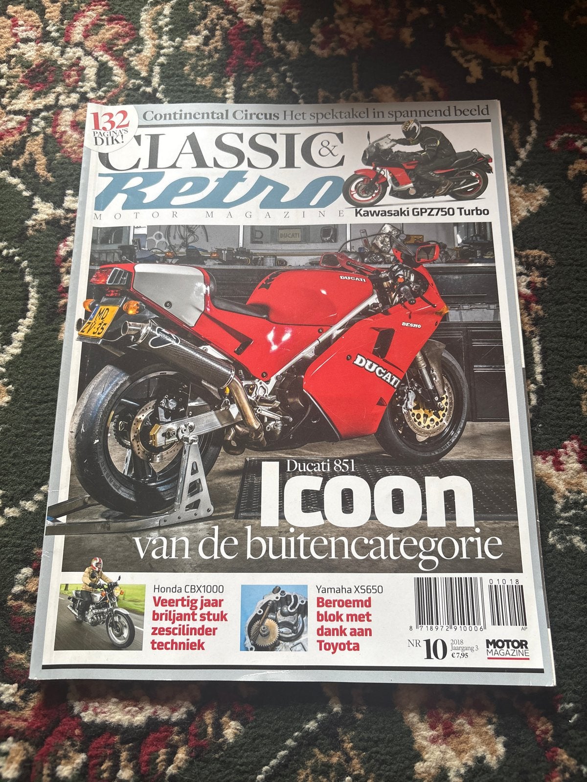 Classic & Retro Motor Magazine - Ducati 851 Icoon, Ophalen of Verzenden, Zo goed als nieuw, Algemeen