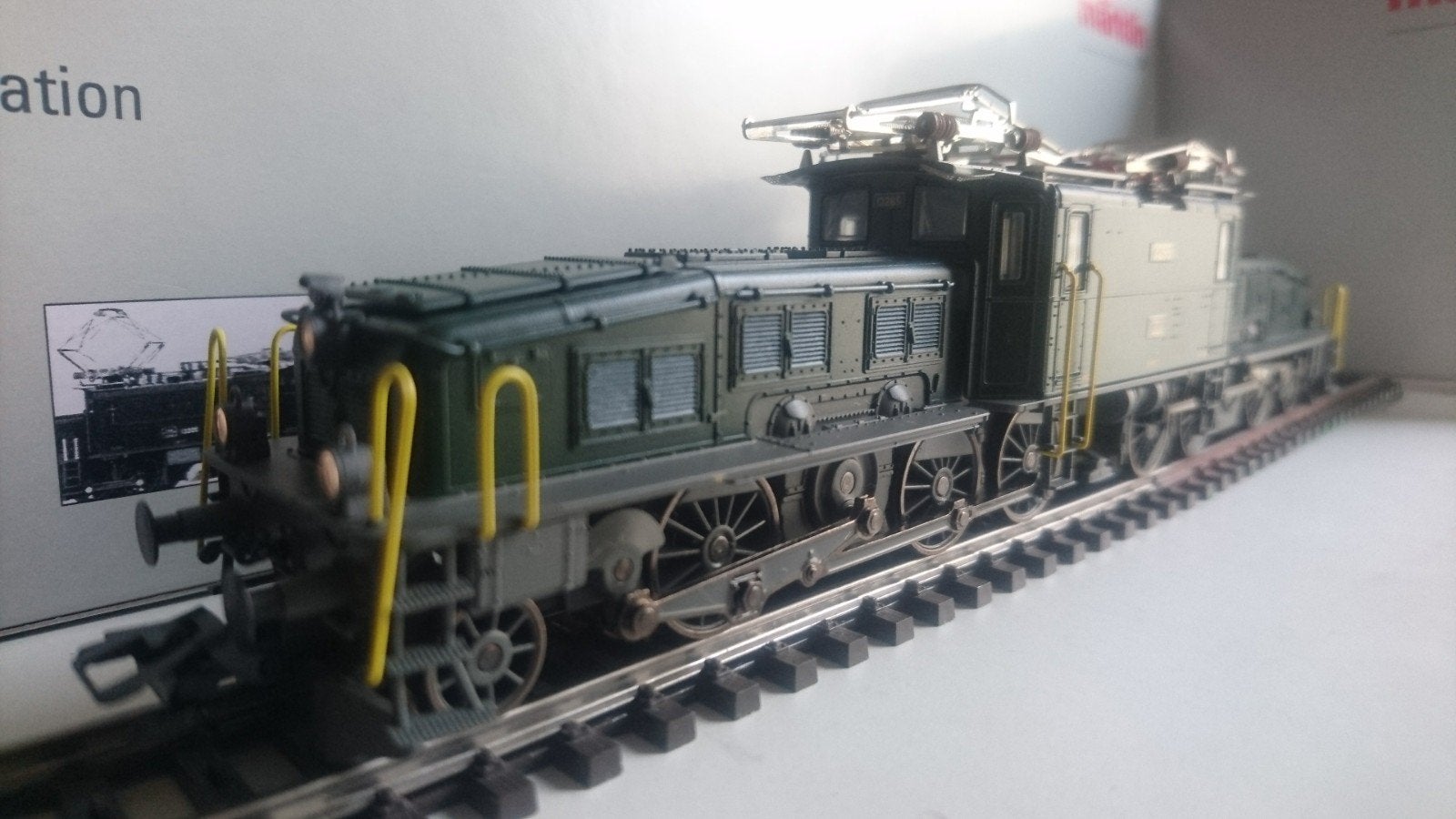 Marklin - E-Loc Krokodil Be 6/8 II SBB  Mfx+Geluid+2 Motoren, Ophalen, Wisselstroom, Locomotief, Zo goed als nieuw