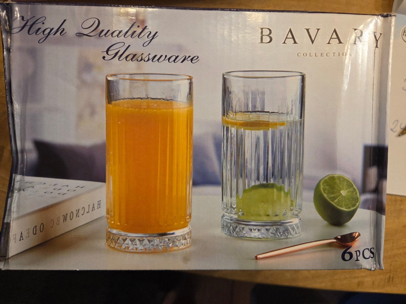 Bavary kristallen glazen 6 stuks, Verzamelen, Glas en Borrelglaasjes, Ophalen of Verzenden, Zo goed als nieuw, Overige typen