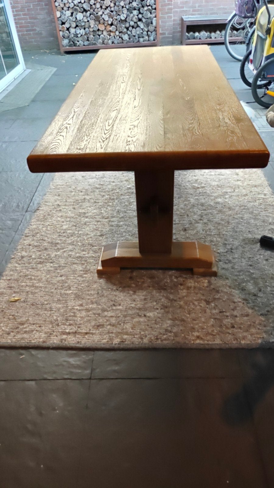 massief eiken tafel, Ophalen, Gebruikt