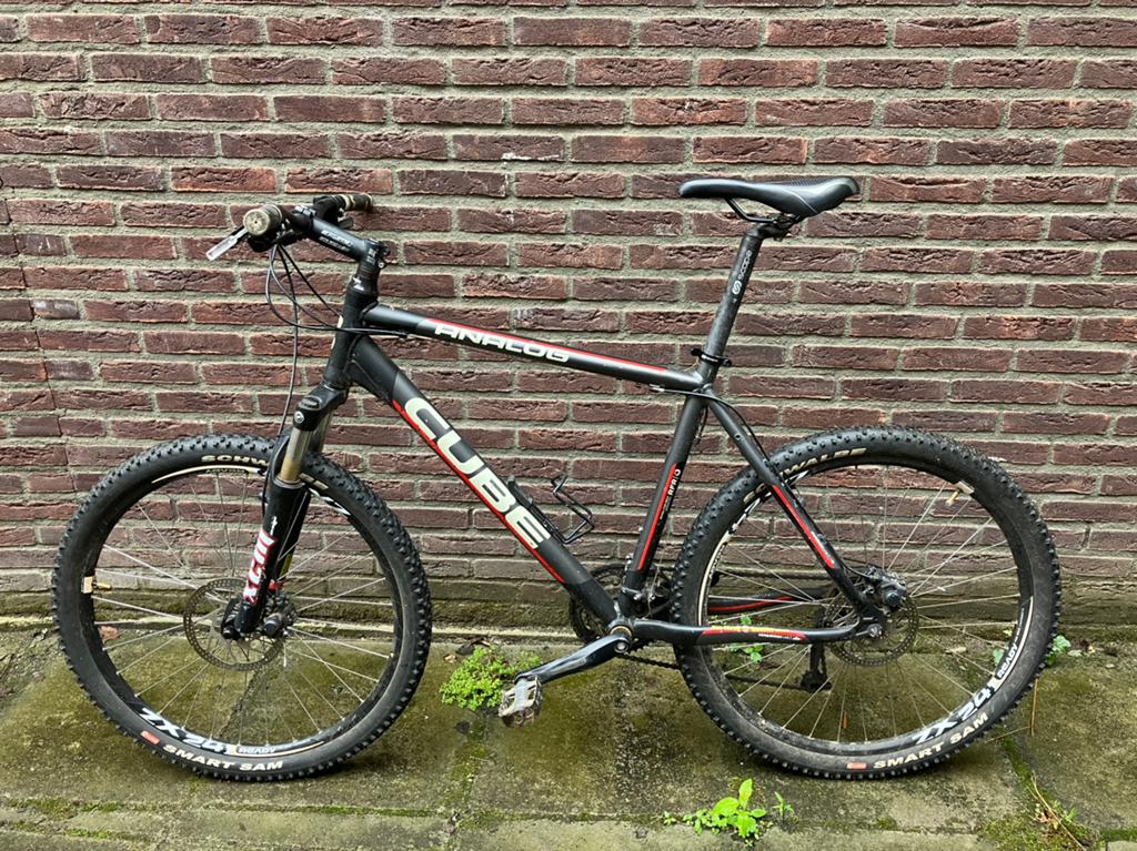 Cube mountainbike 26 inch, Fietsen en Brommers, Gebruikt, Hardtail, 49 tot 53 cm, Schijfrem
