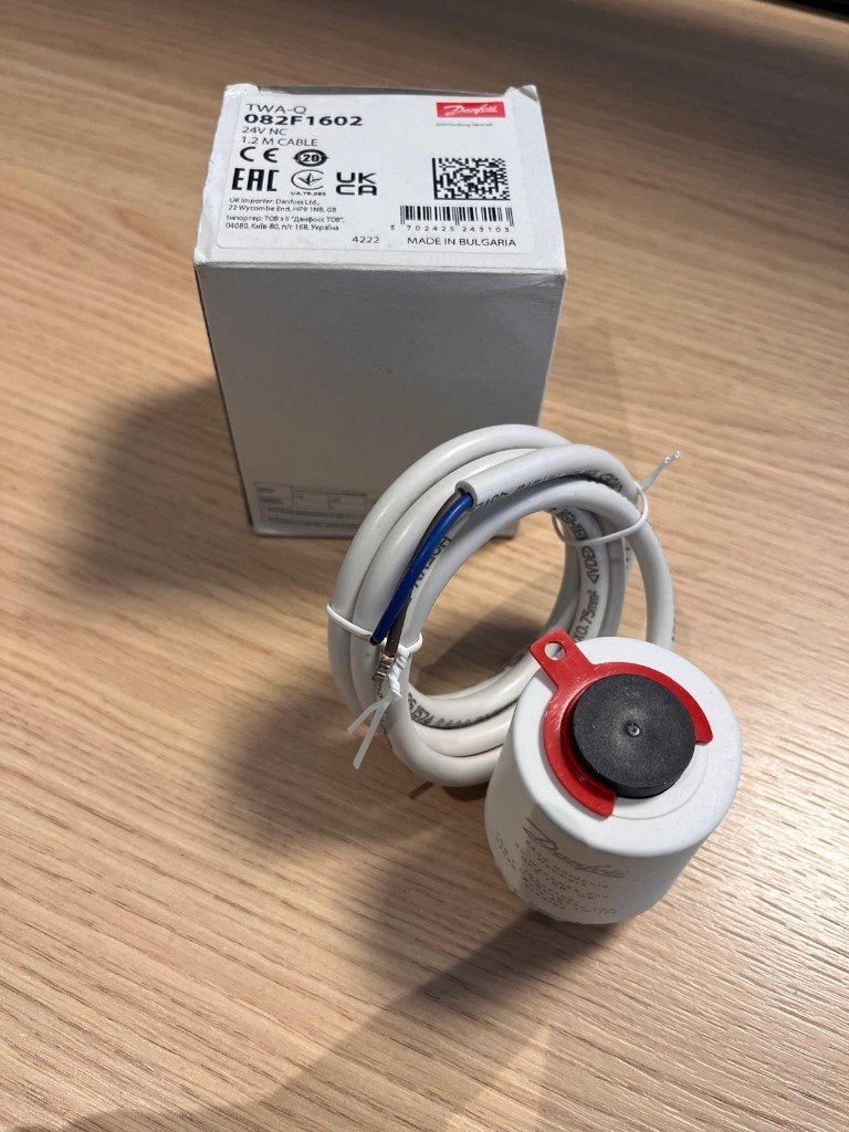 Danfoss thermische servomotor TWA-Q 24V NC (082F1602), Ophalen of Verzenden, Nieuw