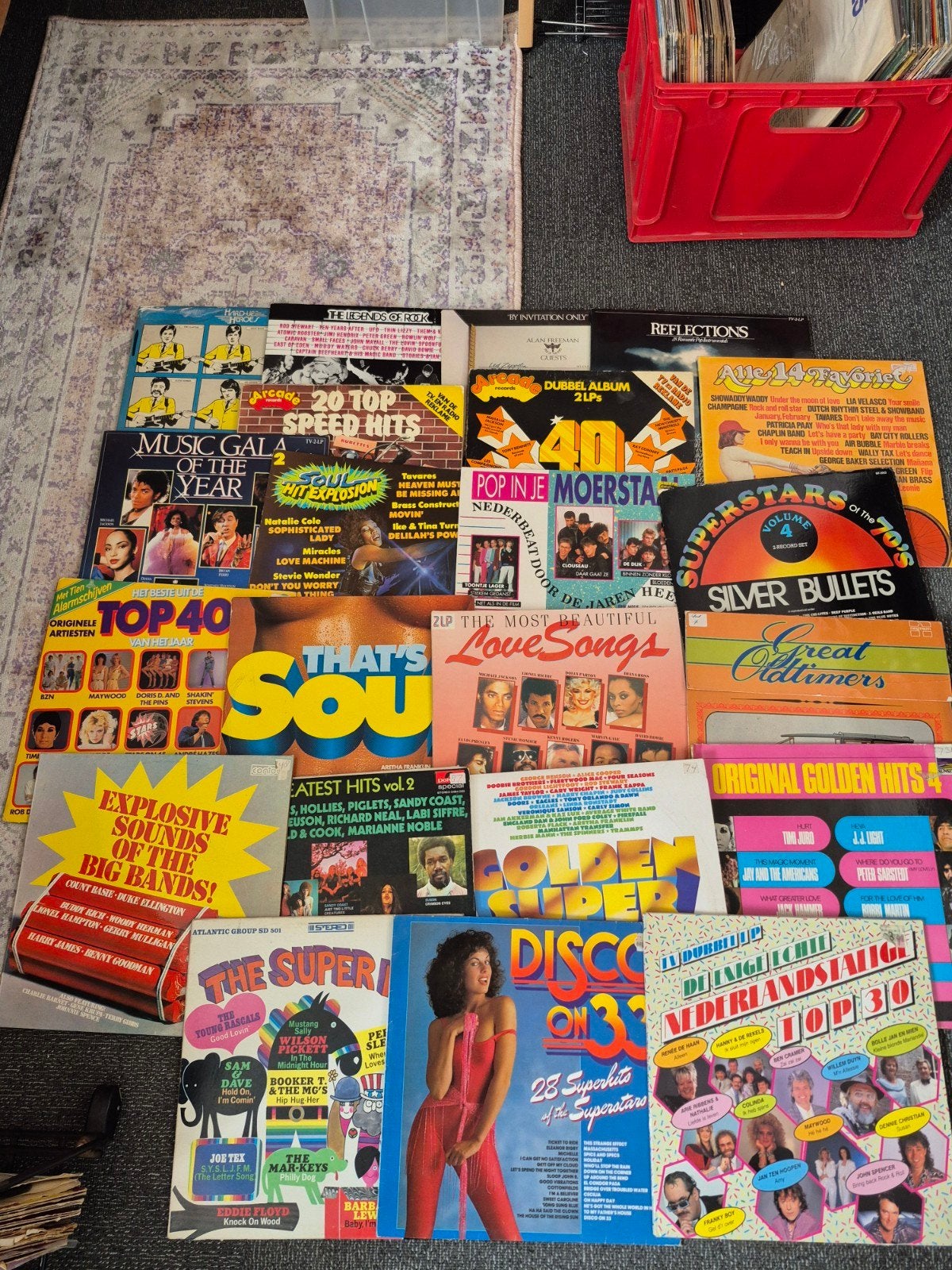 COLLECTIE VERZAMEL LP'S  139X, Ophalen, Gebruikt, Pop, LP