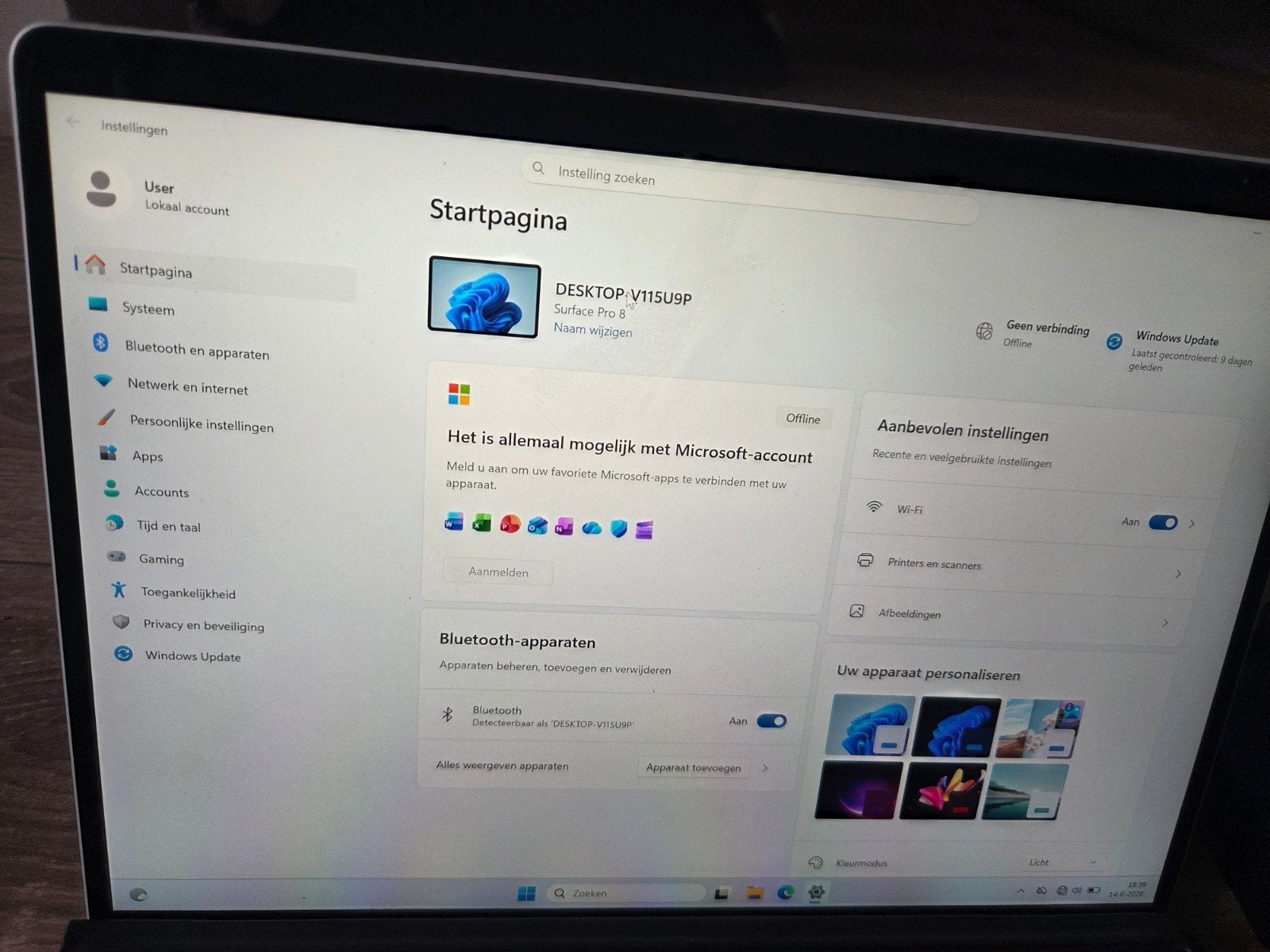 TE KOOP MS SURFACE PRO 8 I5-1145G7 8GB 250GB SSD, Computers en Software, Windows Laptops, 2 tot 3 Ghz, 12 inch, Ophalen of Verzenden