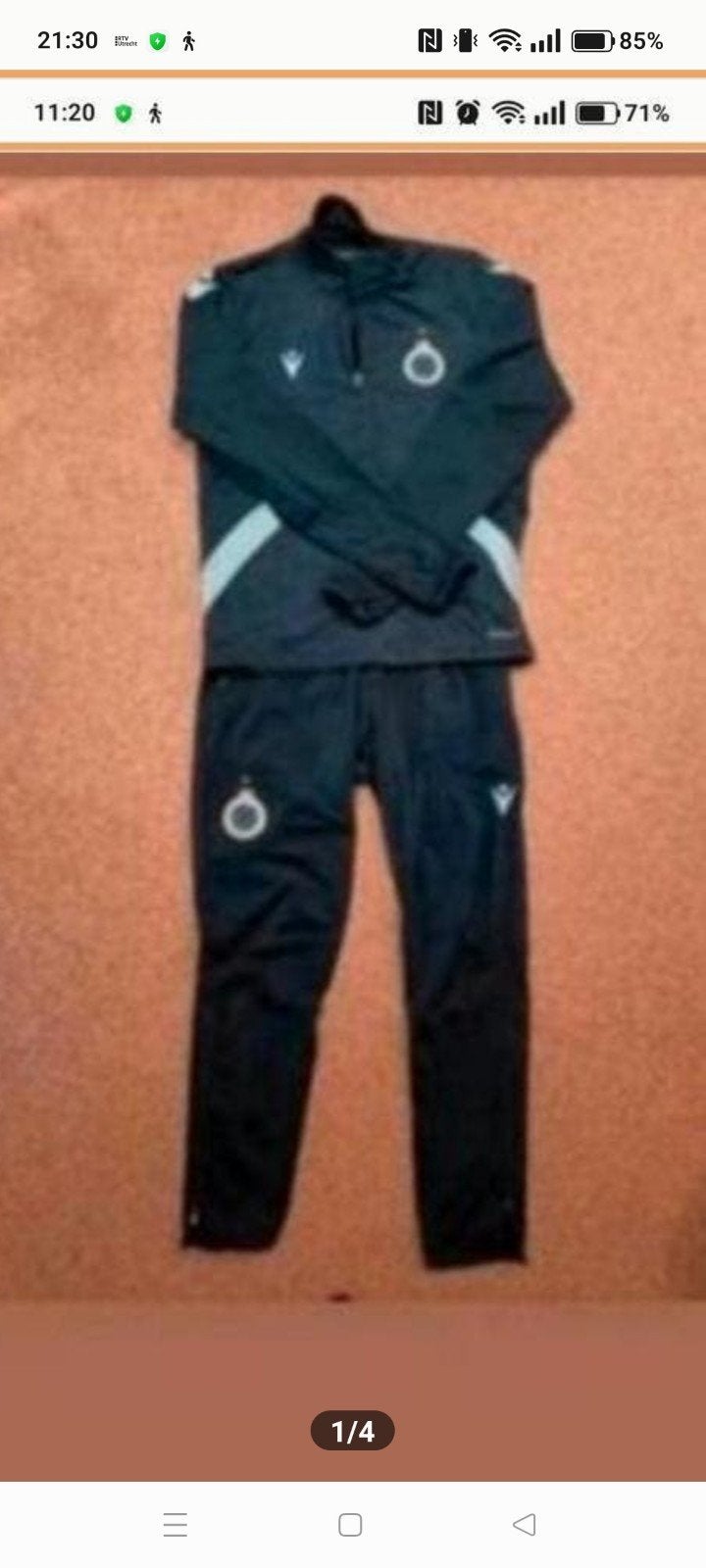 Club Brugge trainingspak kids maat 9/10 jaar (Origineel), Maat XS of kleiner, Ophalen of Verzenden, Trainingspak