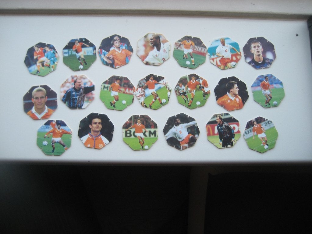 nederlands elftel voetbal flippo, Ophalen, Losse flippo's