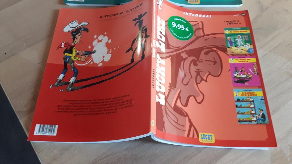 Luky Luke, integraal met 3 strips, Boeken, Stripboeken, Eén stripboek, Ophalen of Verzenden, Zo goed als nieuw, Morris & Goscinny