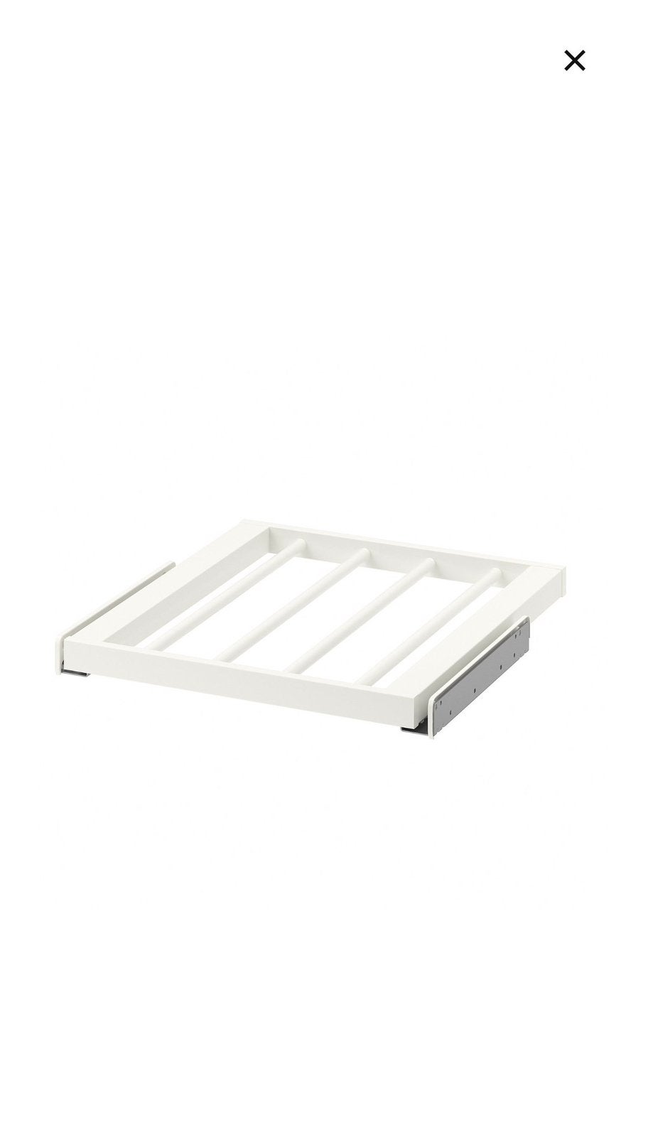 Uitrekbare broekenhanger - IKEA PAX, Huis en Inrichting, Kasten | Kledingkasten, Ophalen, 50 tot 100 cm, Zo goed als nieuw, Minder dan 100 cm