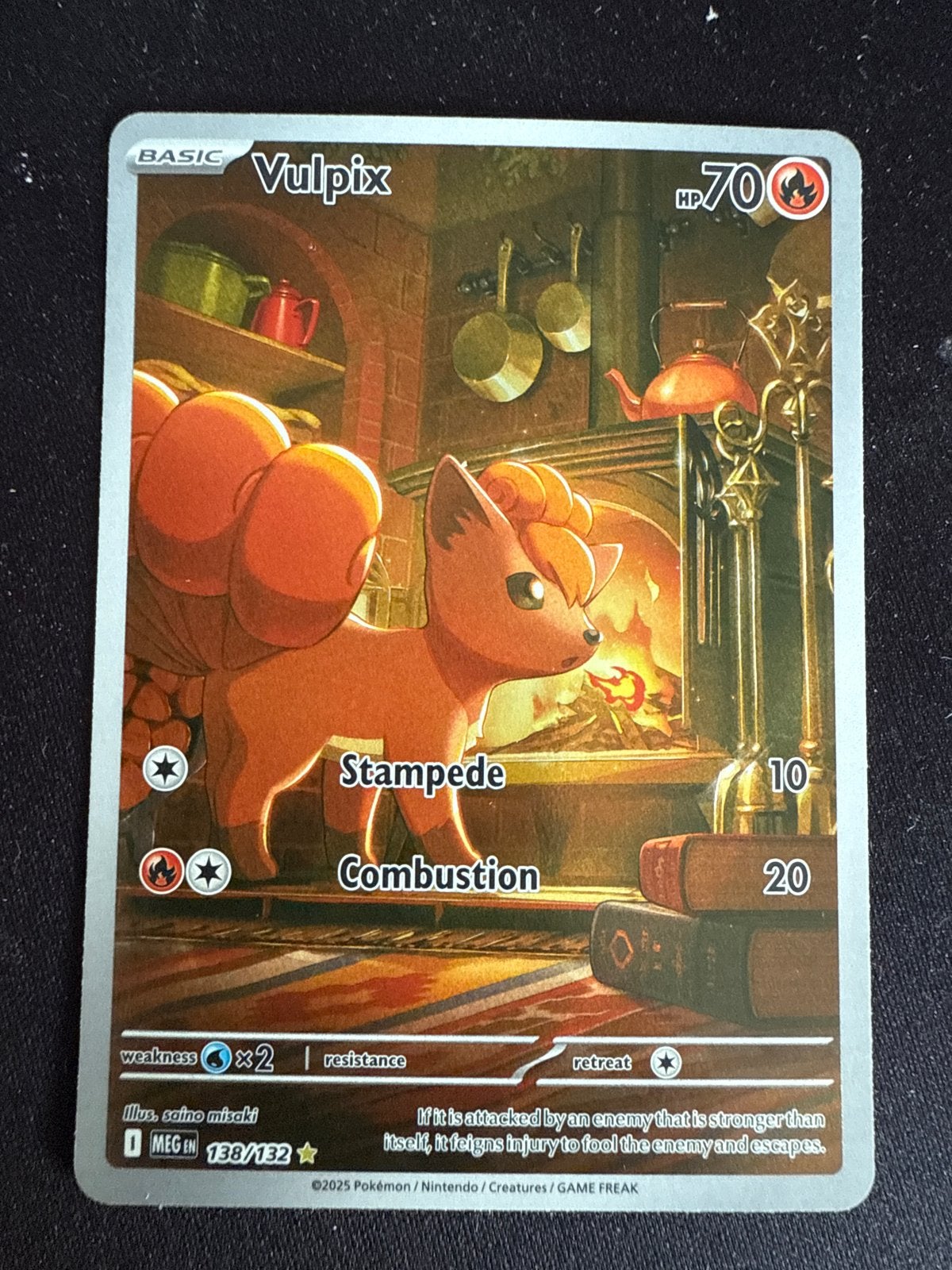 Vulpix Pokémon Kaart - Nieuwstaat, Ophalen of Verzenden, Nieuw, Losse kaart