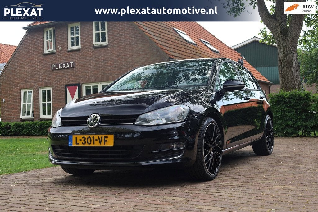 Volkswagen Golf 1.4 TSI ACT Highline DSG. | Navigatie | 19 I, Gebruikt, 4 cilinders, Leder en Stof, Zwart