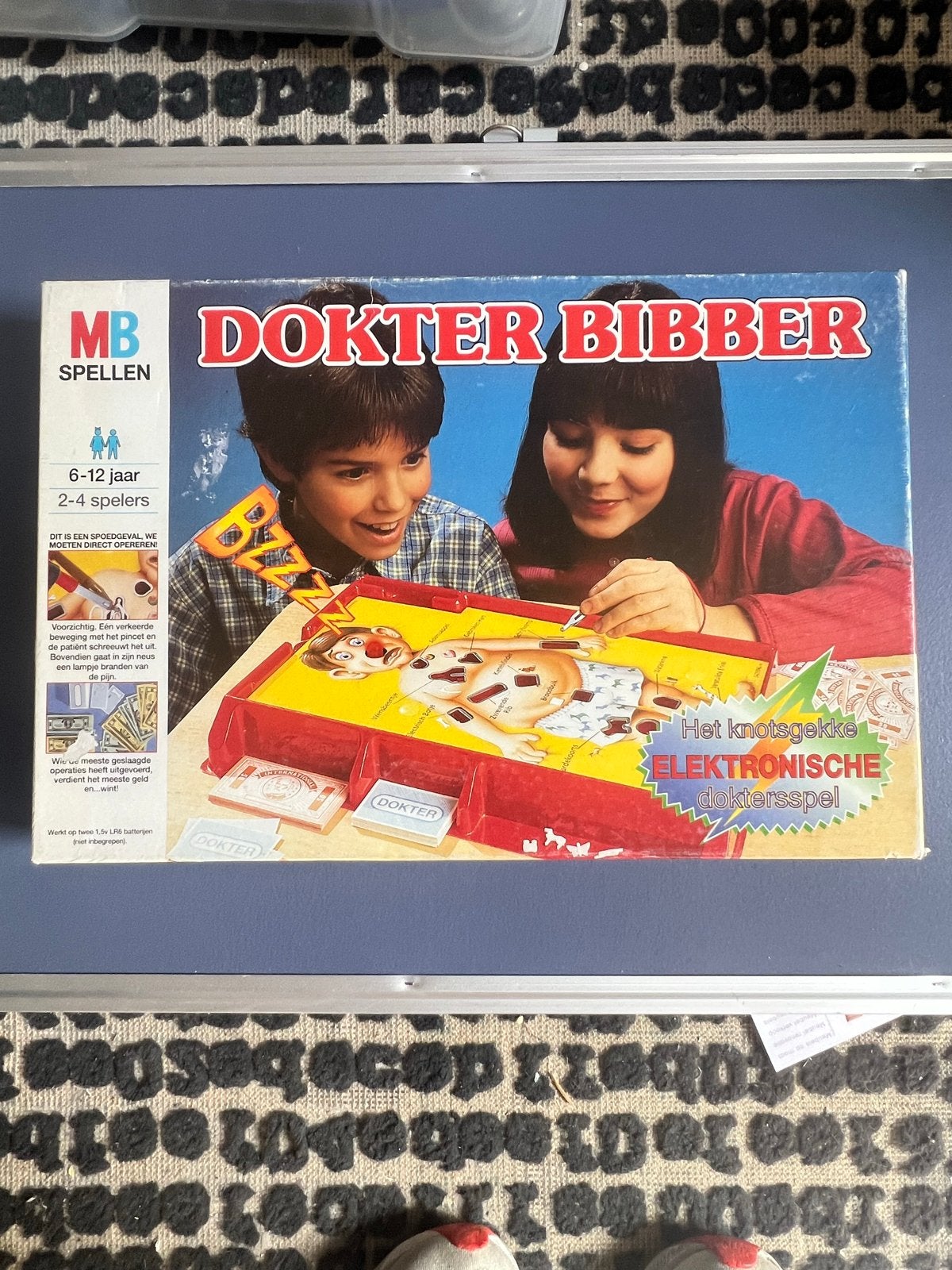 Dokter Bibber spel - MB Spellen, Drie of vier spelers, Ophalen of Verzenden, Gebruikt