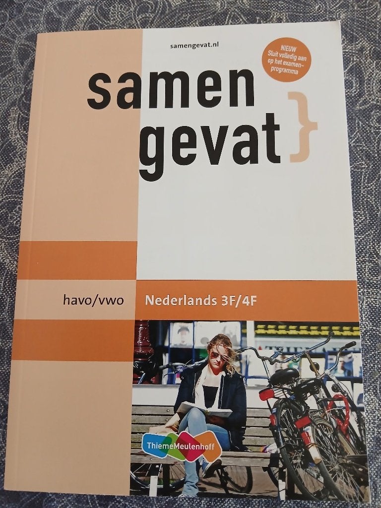 Samengevat examenbundel Nederlands 3F/4F Havo/vwo, Ophalen of Verzenden, Zo goed als nieuw, Nederlands, HAVO
