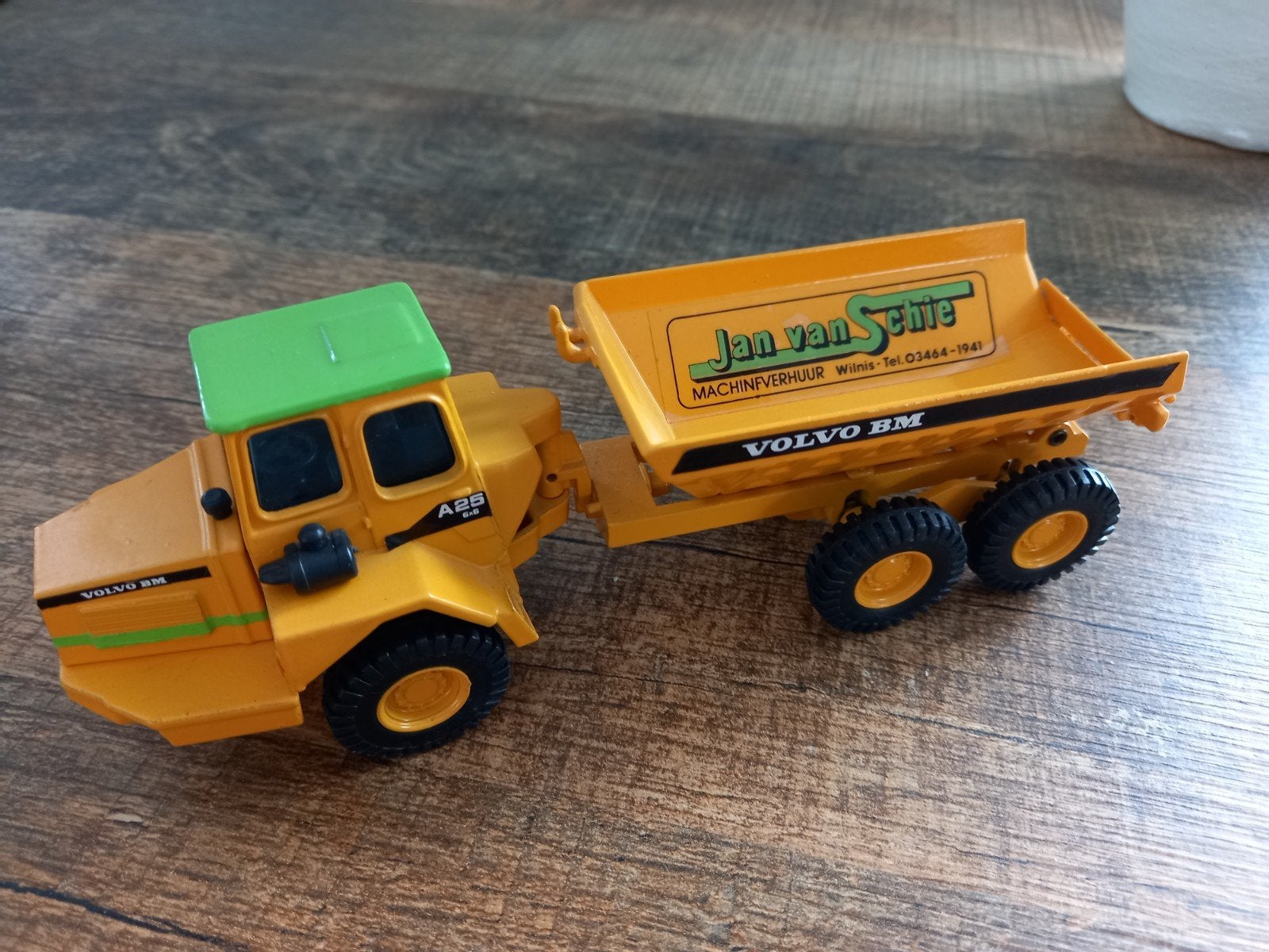 Volvo BM A25 Dumper - Jan van Schie Wilnis schaalmodel, Ophalen of Verzenden