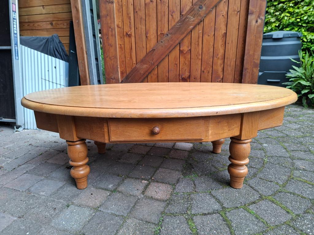 Grenen salontafel, Huis en Inrichting, Tafels | Salontafels, Ophalen, Gebruikt, 100 tot 150 cm, 50 tot 100 cm