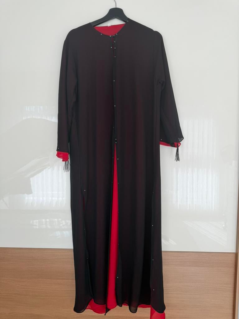 Mooie 2 laagjes jurk, Kleding | Dames, Jurken, Ophalen of Verzenden, Zo goed als nieuw, Maat 38/40 (M), Onder de knie