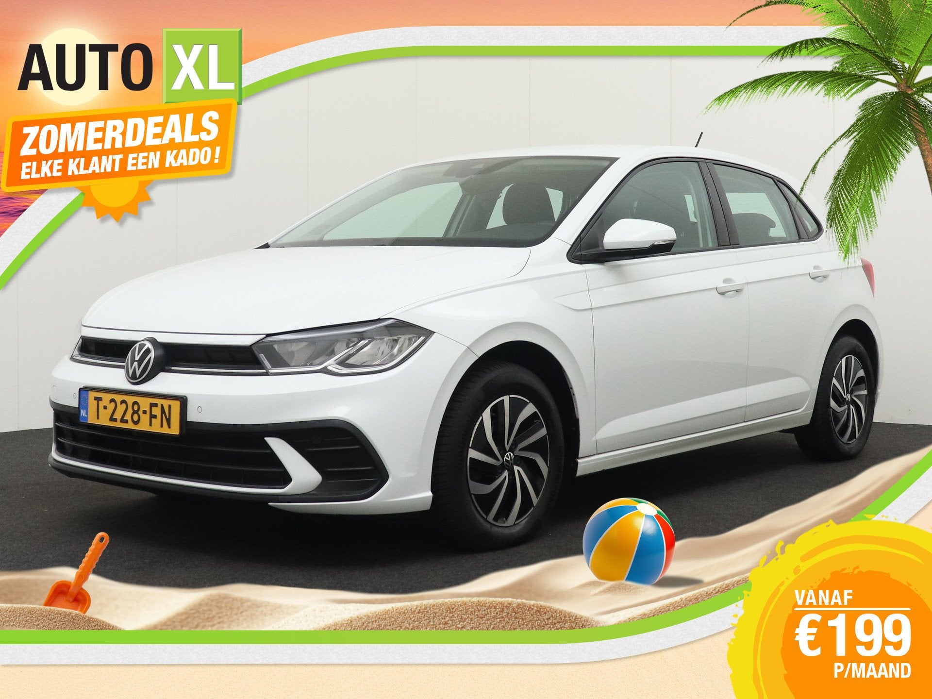 Volkswagen Polo 1.0 96 PK TSI Business Climate Navi Stoelver, Voorwielaandrijving, Dealer onderhouden, Stof, Gebruikt
