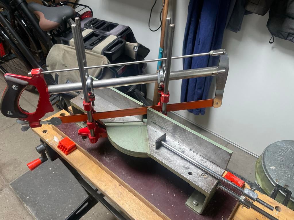 Ulmia verstekzaag, zowel voor hout als metaal, Ophalen, Gebruikt, 70 mm of meer, Overige typen