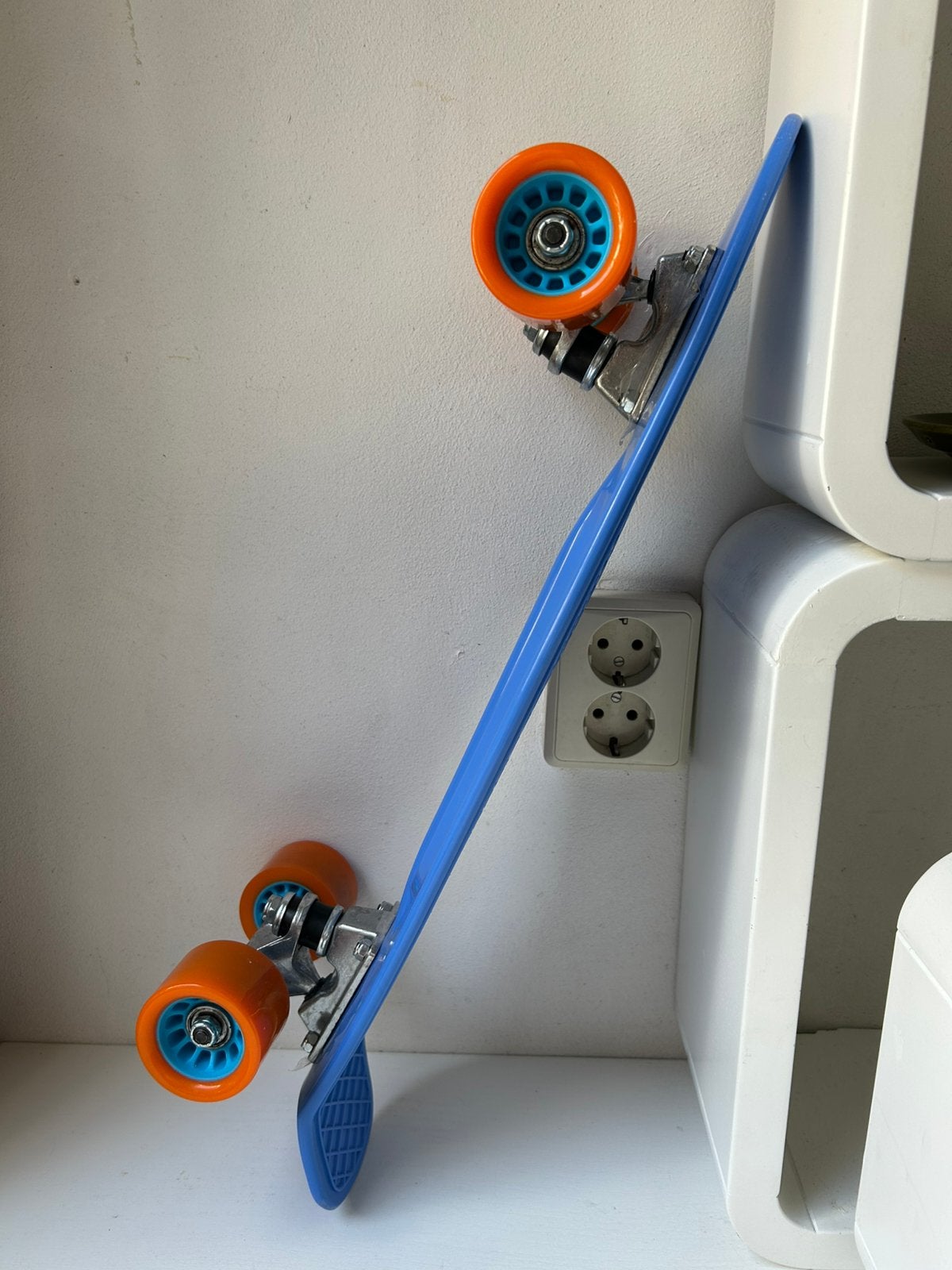 Blauw Penny Board Mini Cruiser Skateboard, Ophalen of Verzenden, Gebruikt