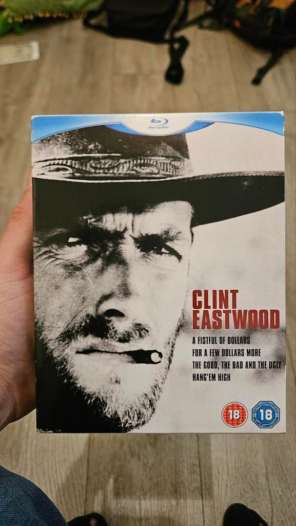 Clint Eastwood 4 movie Blu ray Boxset UK Import, 1960 tot 1980, Ophalen of Verzenden, Zo goed als nieuw, Actie en Avontuur