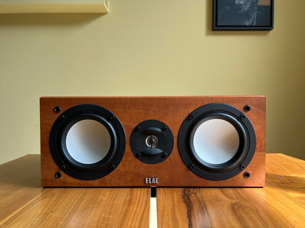 Elac Center 101 - Prachtige center speaker in top staat., Audio, Tv en Foto, Luidsprekers, Zo goed als nieuw, 60 tot 120 watt