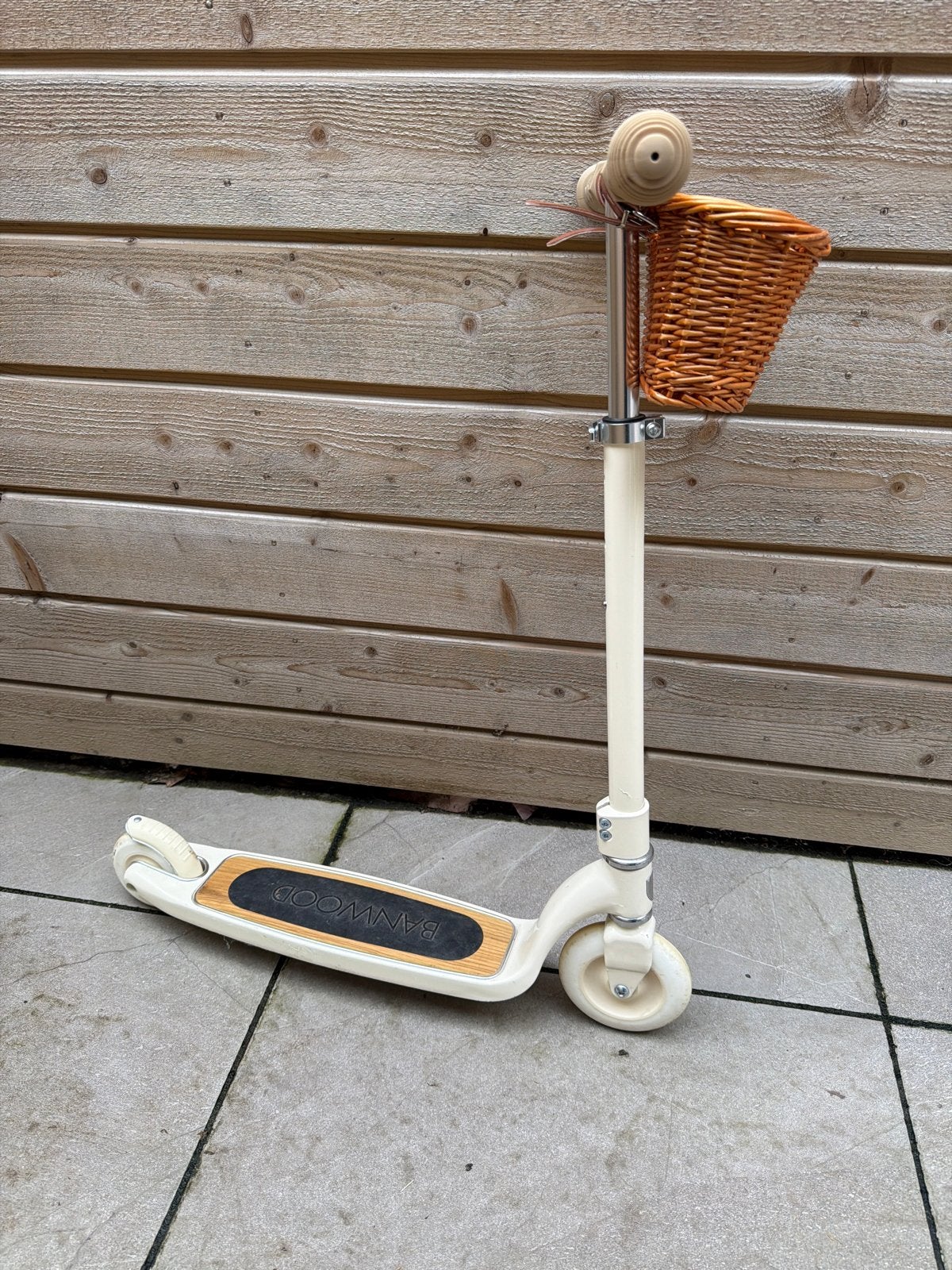 Banwood Step met Mandje - Crème, Ophalen of Verzenden, Gebruikt, Gewone step