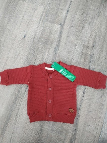 Nieuw met kaartjes Zeeman college vest wijnrood jongen, Kinderen en Baby's, Babykleding | Maat 50, Zeeman, Truitje of Vestje, Nieuw