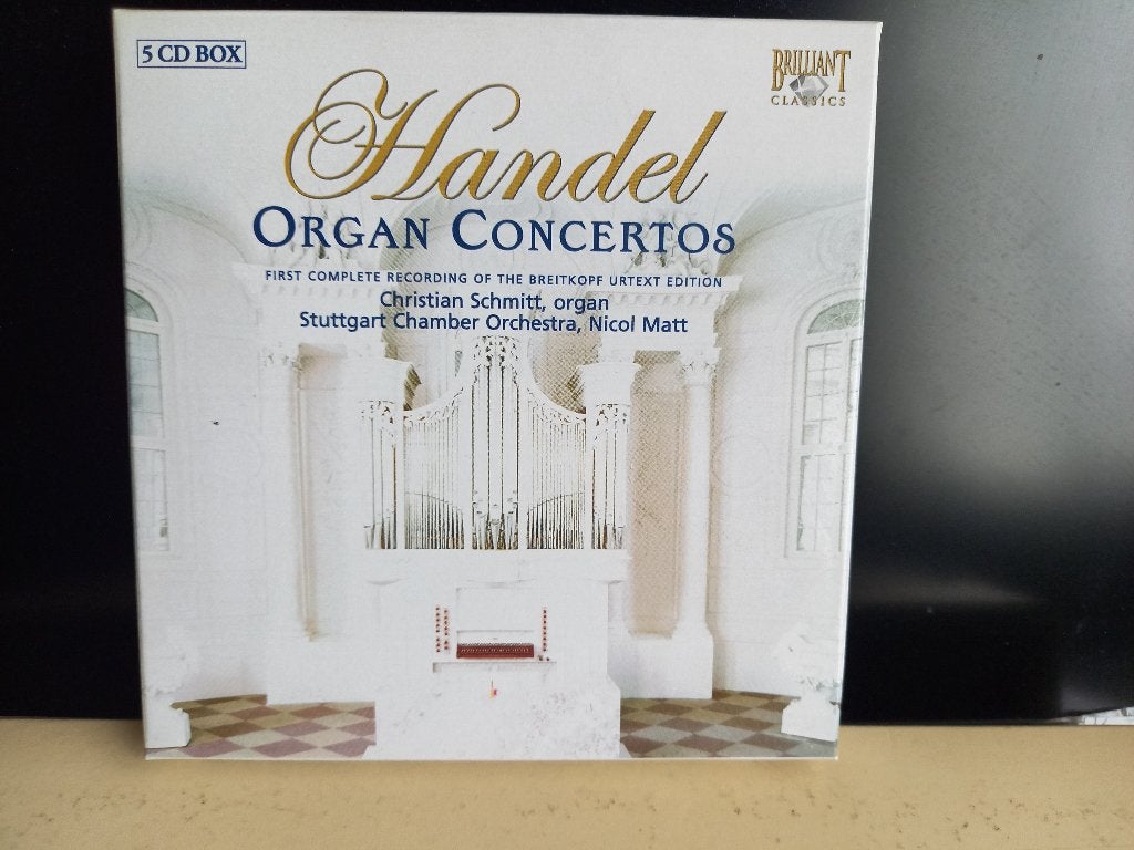Handel - Organ Concertos Chr. Schmitt & Stuttgart Chamber Or, Ophalen of Verzenden, Modernisme tot heden, Zo goed als nieuw, Overige typen