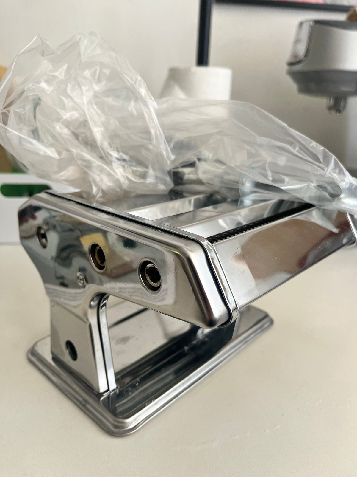 Frashta Fresh Pasta Maker - Zo goed als nieuw, Ophalen, Zilver, Zo goed als nieuw, Metaal