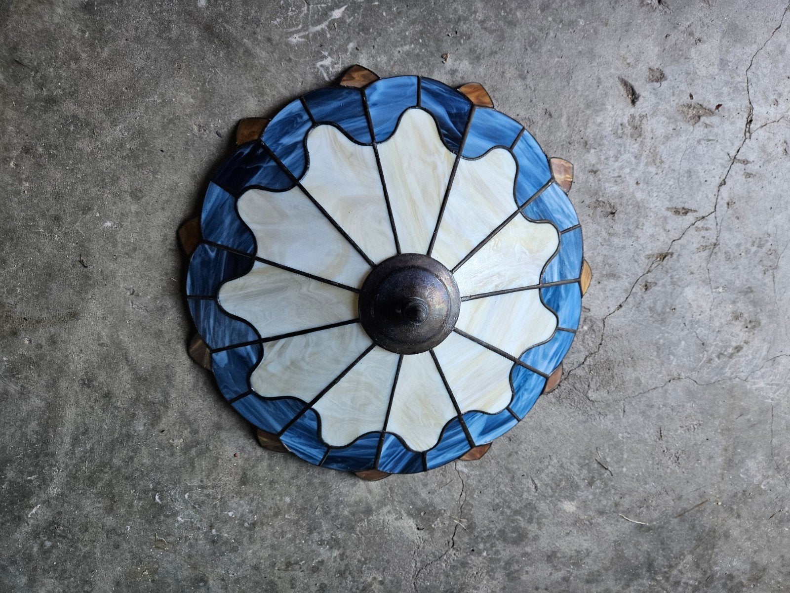 Tiffany-stijl plafondlamp, Ophalen
