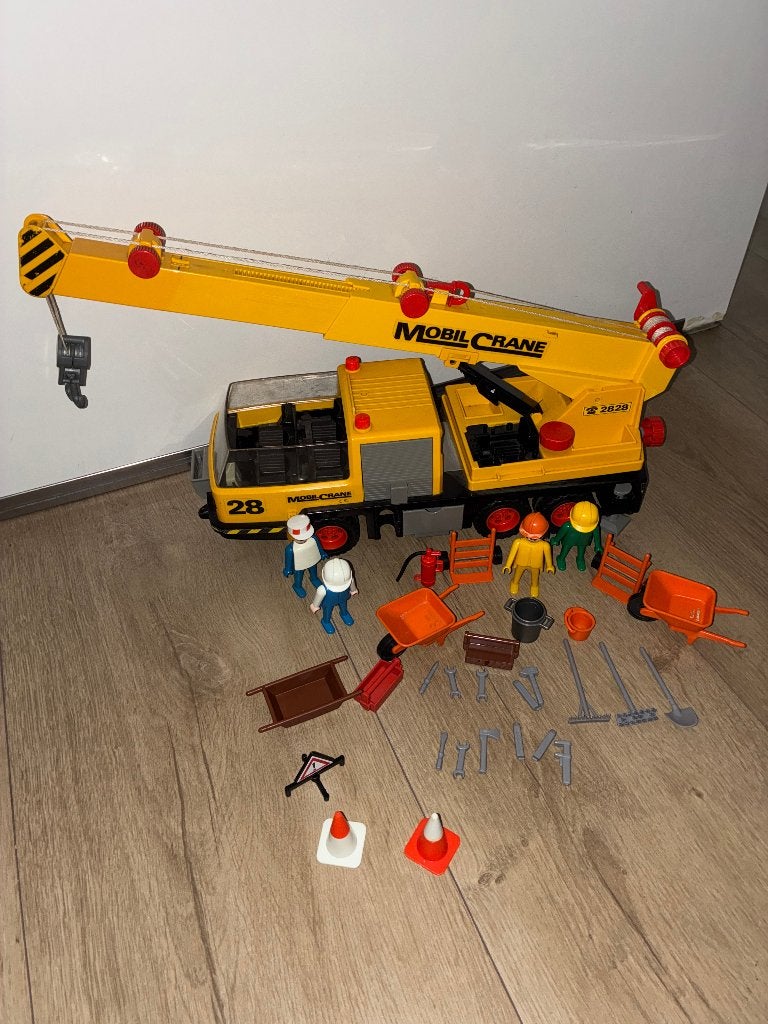 Playmobil grote kraanwagen, Ophalen of Verzenden, Zo goed als nieuw
