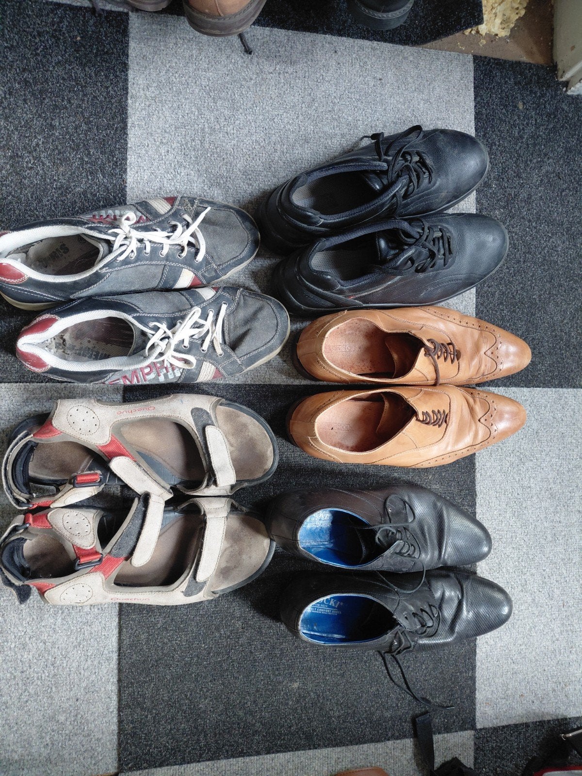Herenschoenen grote maten, Ophalen, Gedragen, Zwart, Werkschoenen