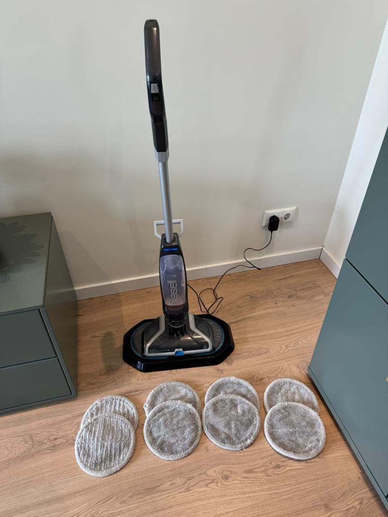 Bissell Spinwave Cordless Vloerreiniger, Witgoed en Apparatuur, Stofzuigers, Overige merken, Draadloos, Ophalen of Verzenden, Zo goed als nieuw
