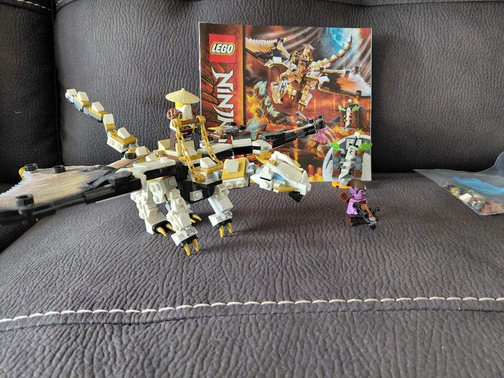 Lego Ninjago 71718 Wu's gevechtsdraak, Lego, Ophalen of Verzenden, Compleet, Zo goed als nieuw