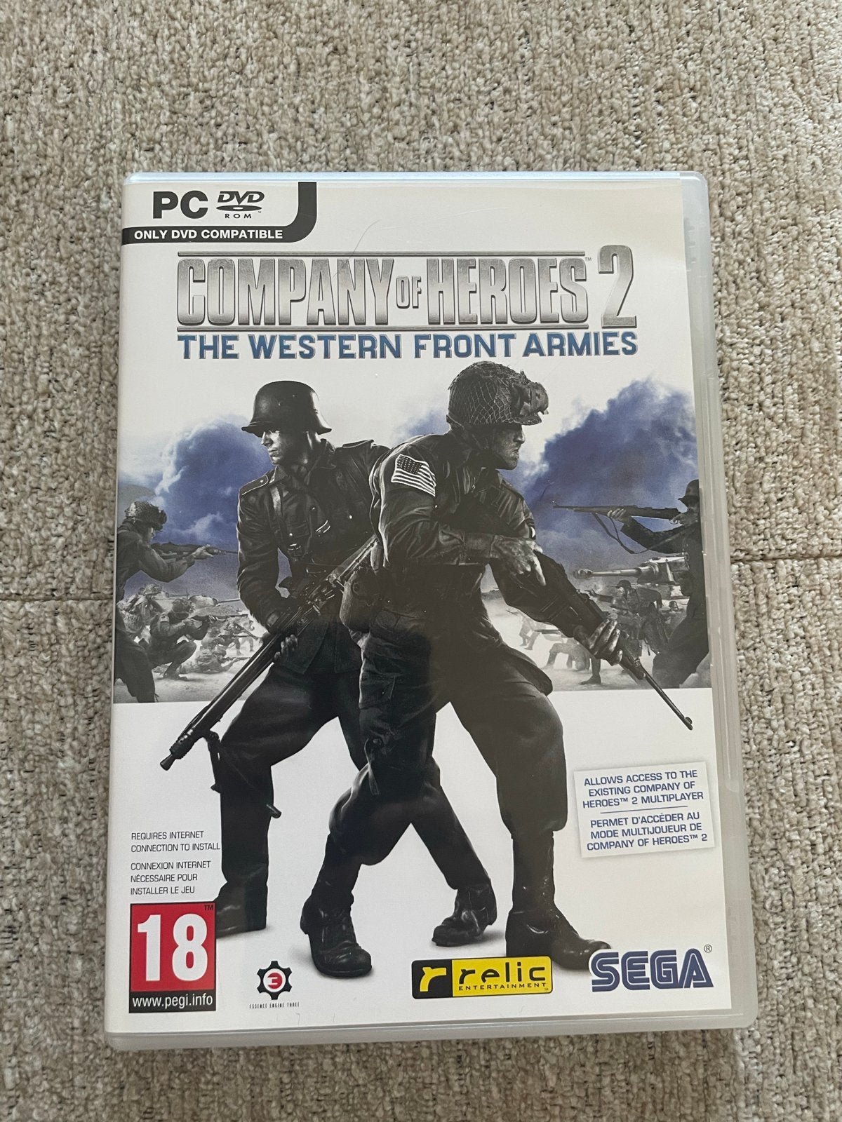 Company of Heroes 2: The Western Front Armies PC DVD, Spelcomputers en Games, Games | Pc, Online, Vanaf 18 jaar, Ophalen of Verzenden