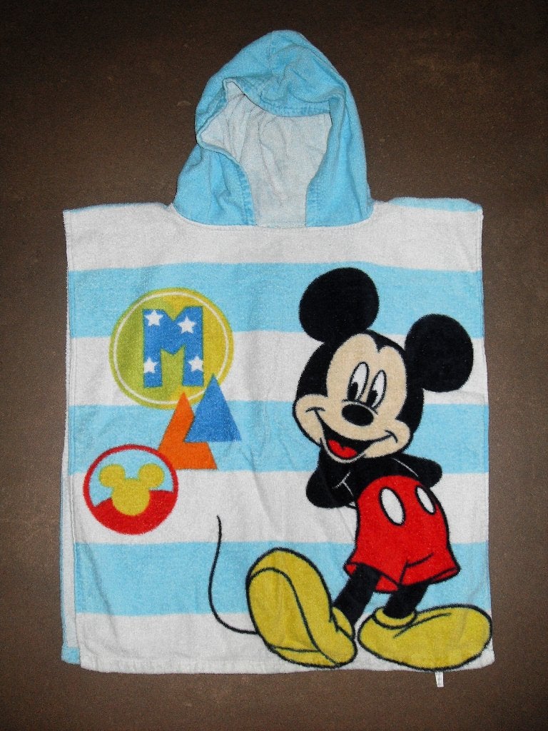 Mickey Mouse Badponcho / handdoekponcho kids / Disney, Disney, Jongen of Meisje, One size, Ophalen of Verzenden