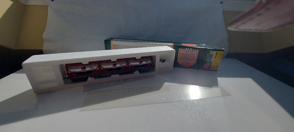 Hag 397 Containerwagen "Houyer Odfjell", Overige merken, Ophalen of Verzenden, Zo goed als nieuw, Gelijkstroom