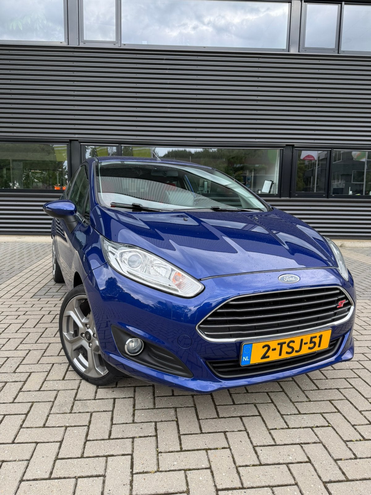 Ford Fiësta 1.0 80PK 3D S/S 2014 Blauw, Auto's, Ford, 31 €/maand, Blauw, 23 km/l, Origineel Nederlands