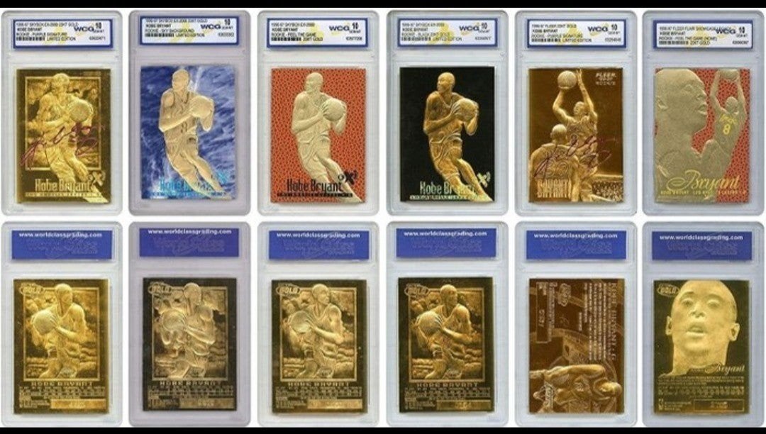 Michael Jordan & Kobe Bryant Gouden Spelerskaarten, Ophalen of Verzenden, Buitenlandse clubs, Spelerskaart