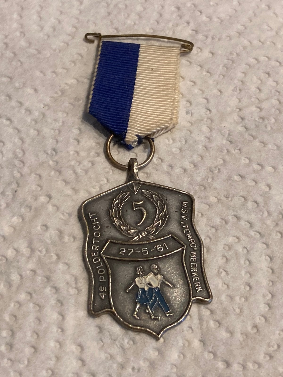 Medaille Meerkerj, Ophalen of Verzenden, Overige materialen