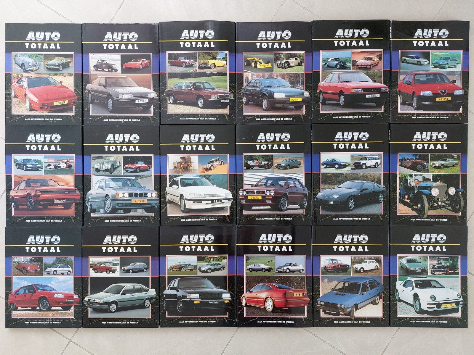Auto Totaal boeken encyclopedie 18 stuks (BMW Opel Ford), Boeken, Ophalen, Zo goed als nieuw, Algemeen