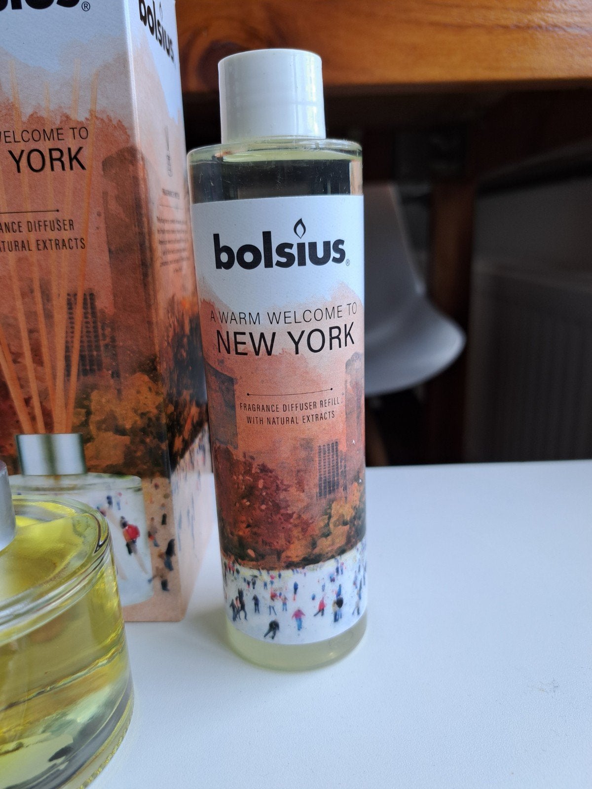 Bolsius Geurdiffuser en Geurstokjes Navulling New York, Ophalen of Verzenden, Nieuw