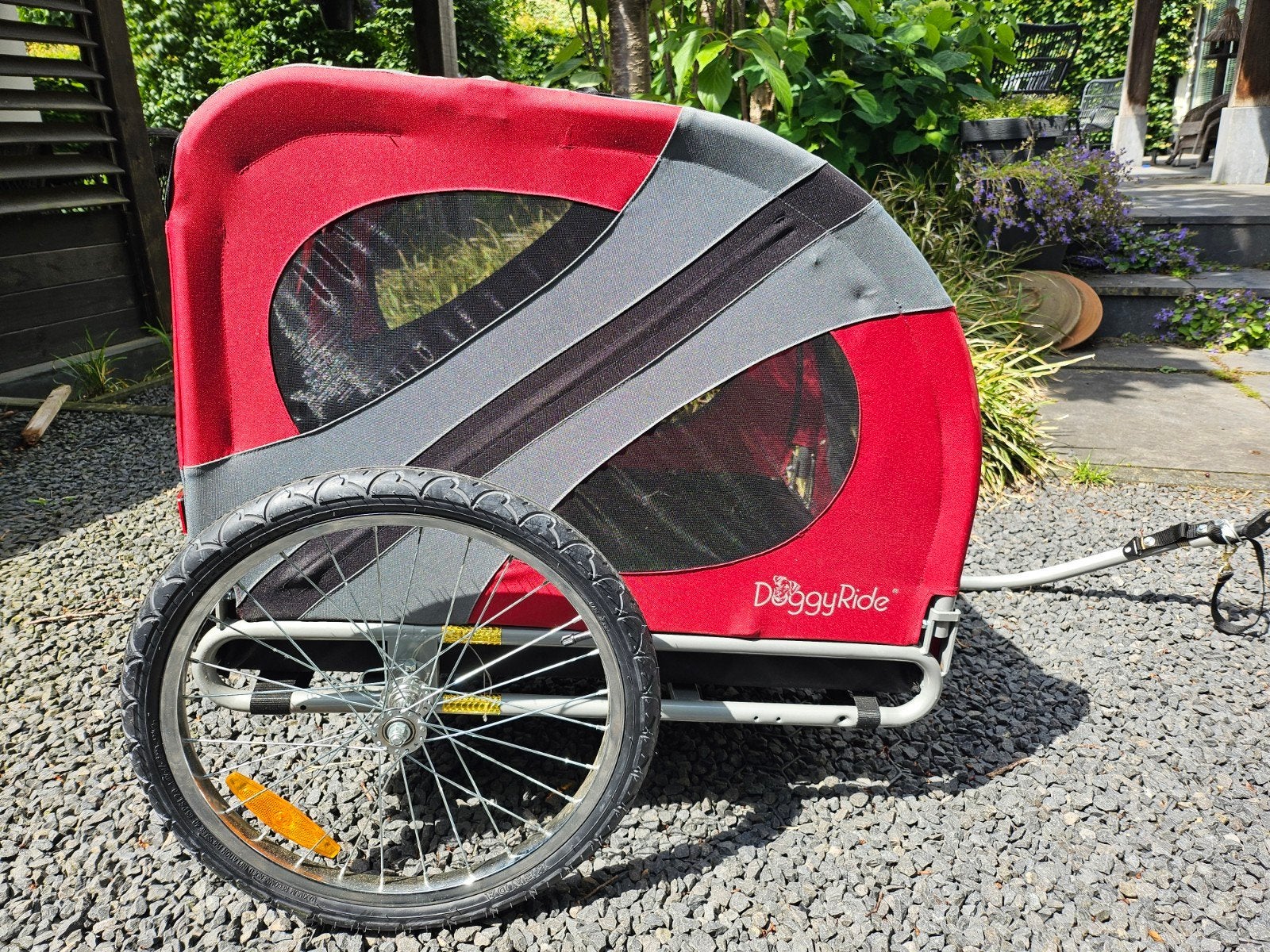 Hondenfietskar Doggyride novel original, Ophalen, Hondenkar, Vering