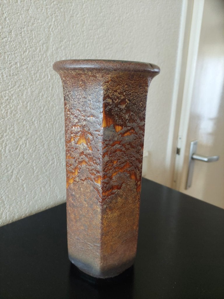 Vaas Scheurich, 25cm., Ophalen, Overige kleuren, Aardewerk of Porselein, Zo goed als nieuw